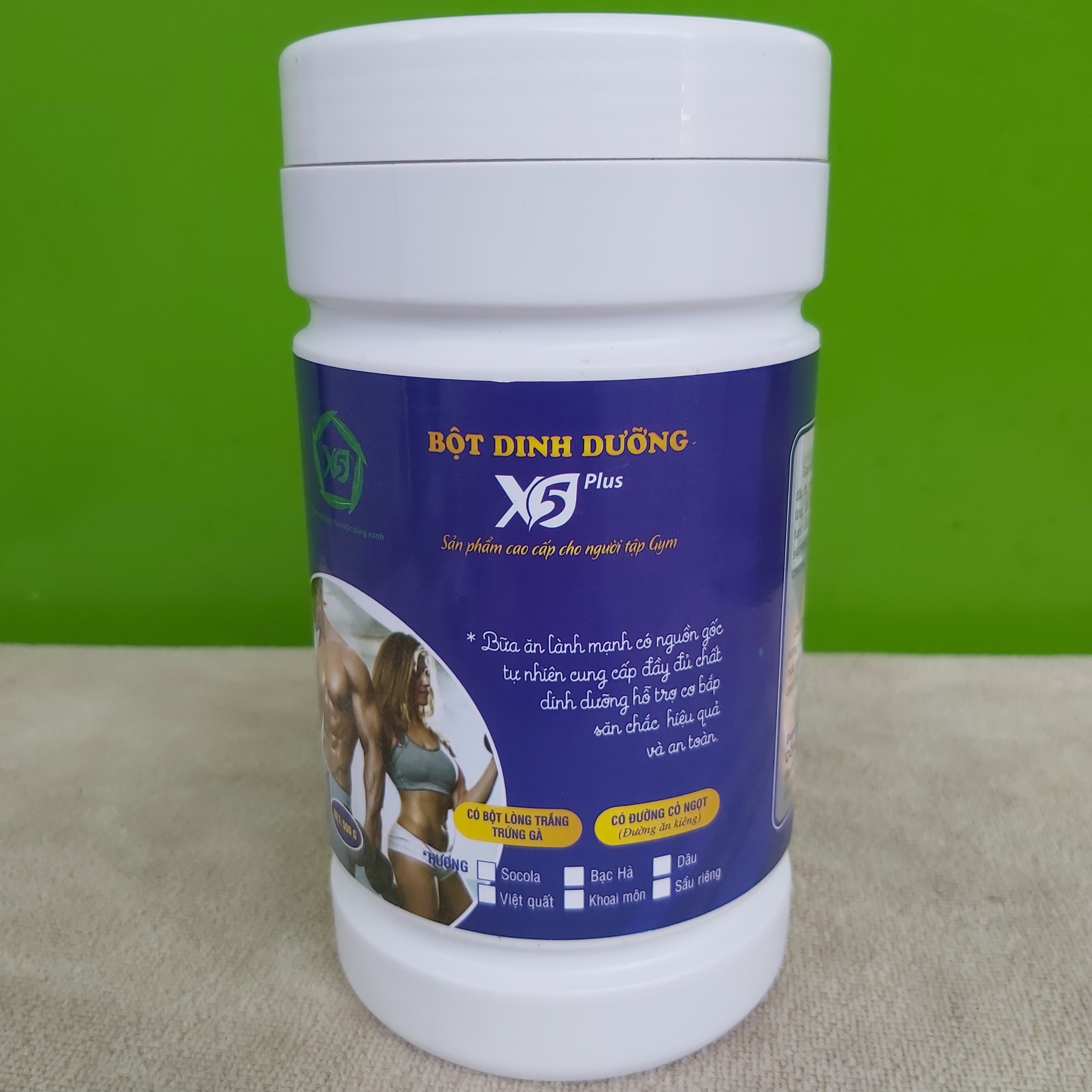 Combo 4 hộp bột ngũ cốc dinh dưỡng X5 dành cho người tập gym có whey, đạm đậu nành, Giúp Tăng Cơ, Giảm Mỡ