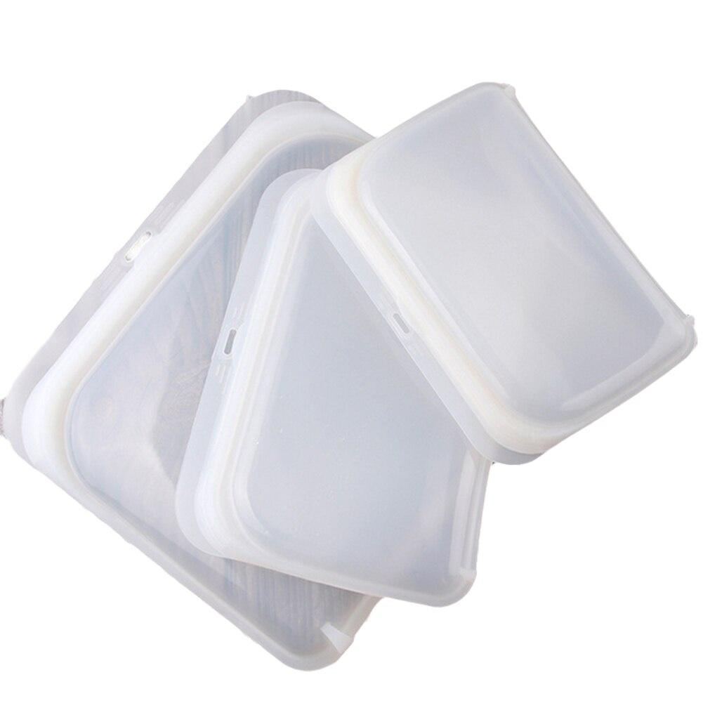 Food Grade Silicone Fresh-Keeping Bag Without Tie Rod With Date Pointer Food Packing Ziplock Bag Storage Bag