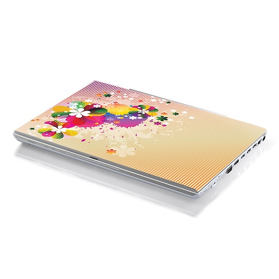 Miếng Dán Decal Dành Cho Laptop Mẫu Hoa Văn LTHV-163 cỡ 13 inch