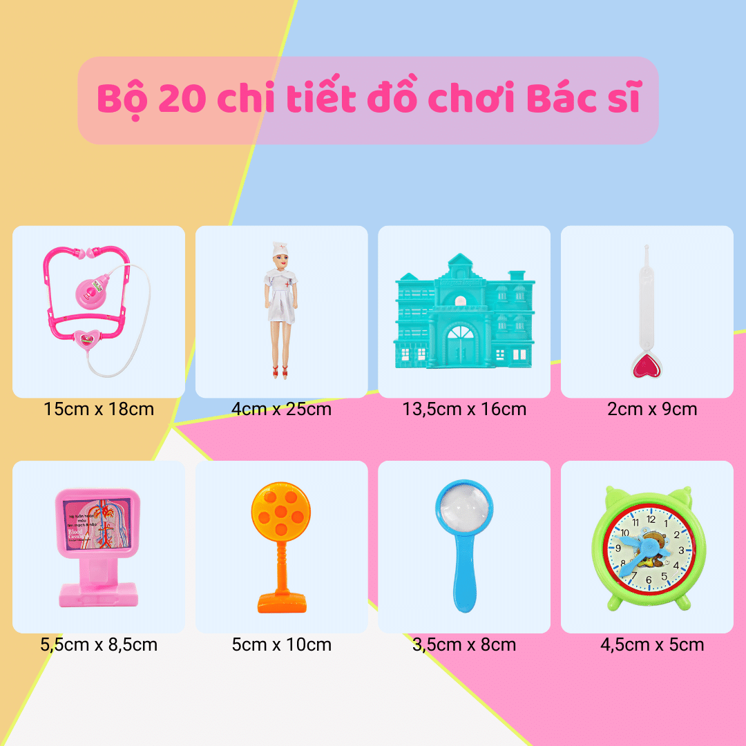 Đồ chơi Hoàng Thu nhập vai Bác sĩ HT7816