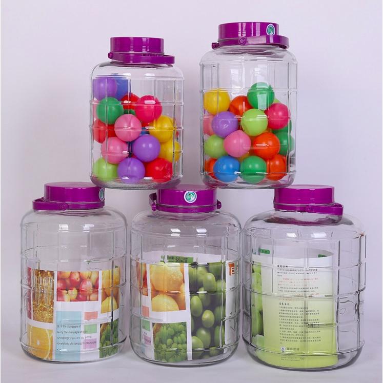 Bình Ngâm Rượu Thủy Tinh 16 Lít, 20 Lítt Quai Xách