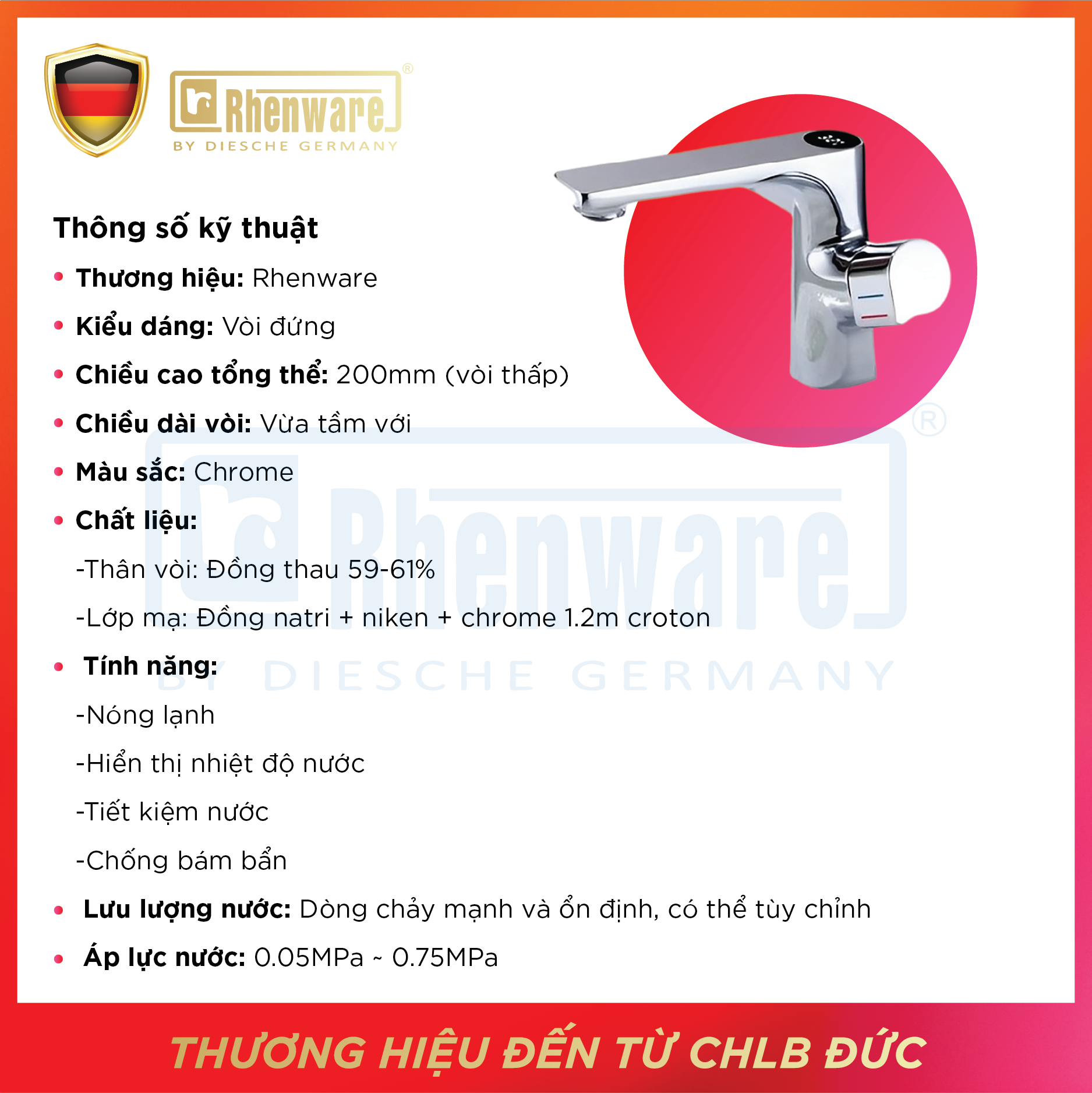 Vòi Lavabo RV-15115