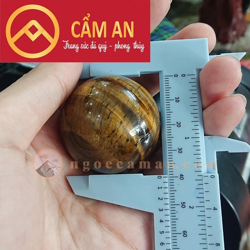 Bi Lăn Tay Đá Tự Nhiên Màu Nâu Vàng - Sản phẩm trị liệu đánh bay mệt mỏi