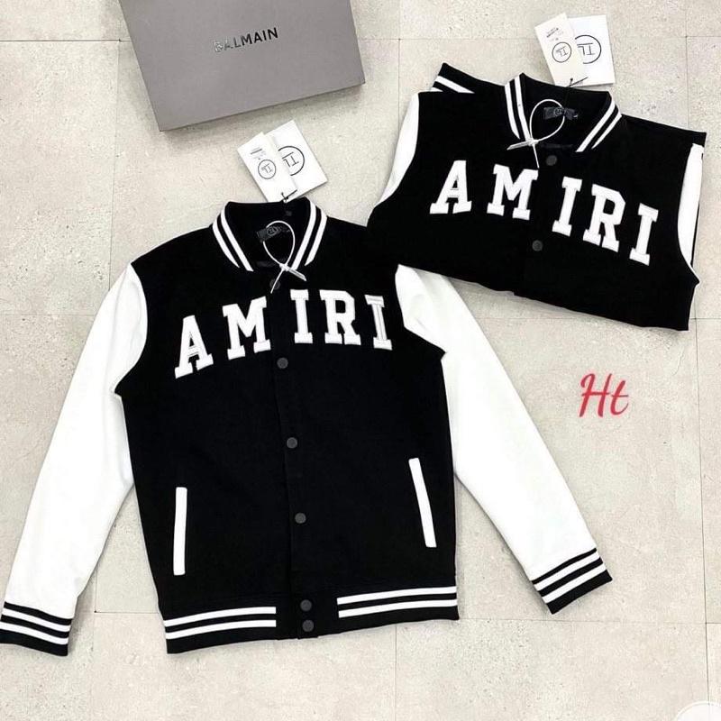 Áo bomber phối tay AMIRI H2A