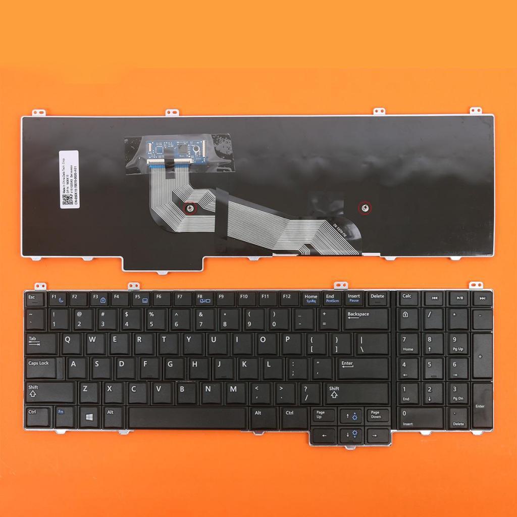 Spare Parts for US Layout Keyboard Spare Parts for Dell Latitude E5540 Black