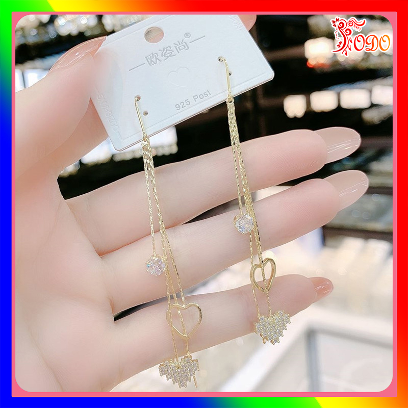 Bông tai kiểu đi biển cá tính đơn giản sang trọng Hàn Quốc BH527 thu đông đi làm xinh xắn -
