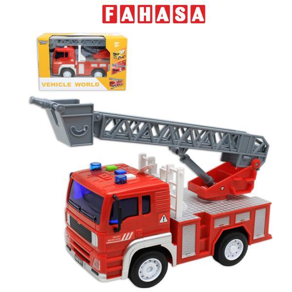 Đồ Chơi Mô Hình Xe Cứu Hỏa Chạy Trớn Có Đèn Và Âm Thanh - Vecto VT551B