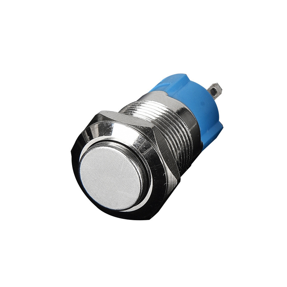 Công tắc Kim loại 12mm có LED, Nút nhấn Tự Khóa