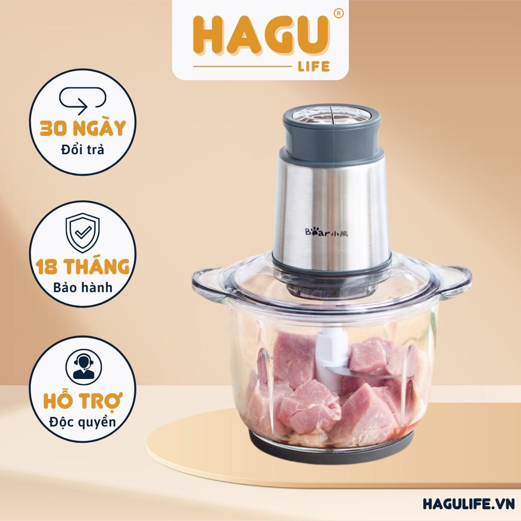 Máy Xay Thực Phẩm Đa Năng 2L Bear QSJ-B03Y7 - Hàng Chính Hãng - Bảo Hành 18 Tháng | Hagu Life