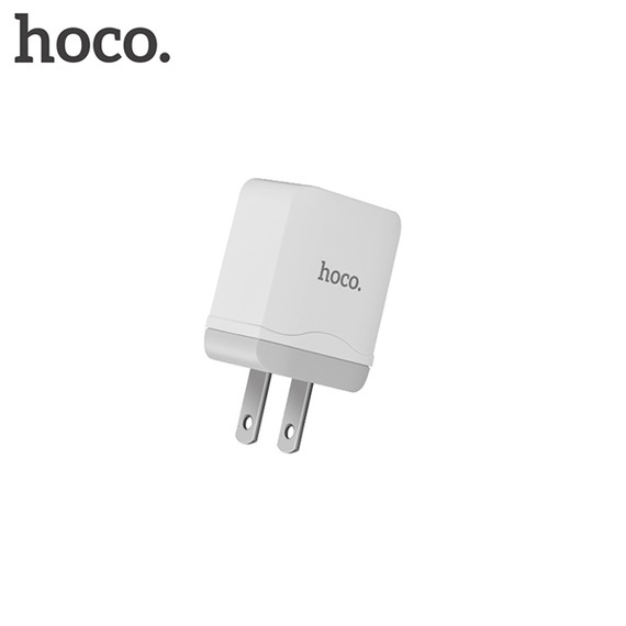 Củ sạc điện thoại 1 cổng USB HoCo C22 (Trắng) - Hàng chính hãng