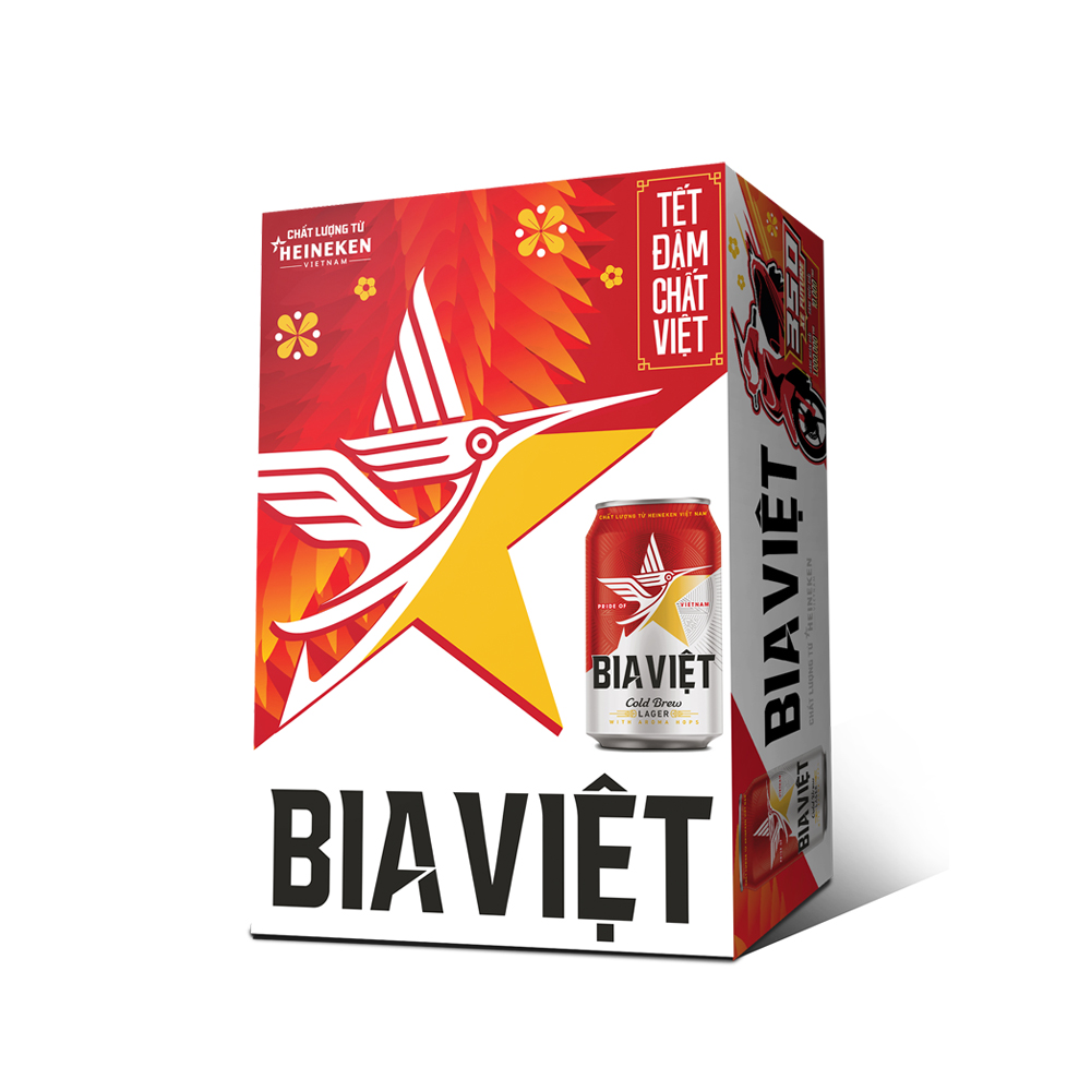 Thùng 24 Lon Bia Việt