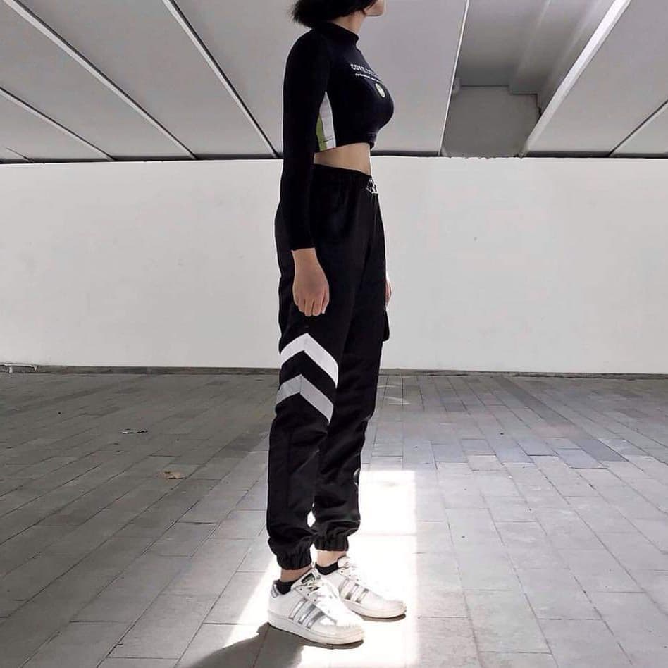 Quần jogger túi hộp phản quang unisex - Reflective Box Pants Hottrend