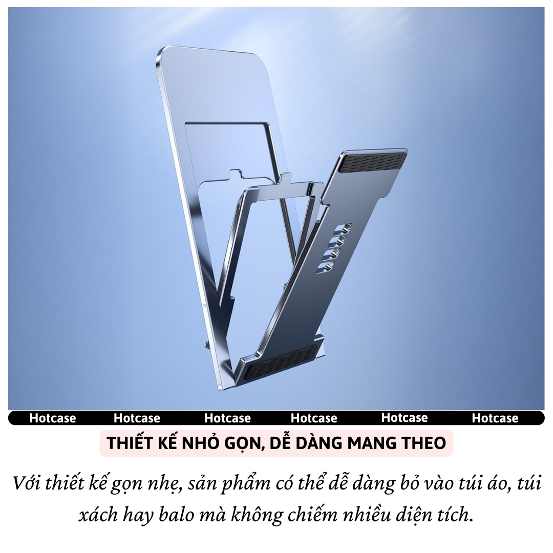 Giá đỡ điện thoại máy tính bảng cho iPhone cho iPad Gấp gọn siêu mỏng hiệu HOTCASE Z11 Slim Điều Chỉnh Độ Cao Tùy Ý cho iPhone 16 15 14 13 12 11 A55 A35 - Hàng nhập khẩu