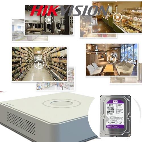 Đầu ghi Hikvision DS-7108HQHI-K1, Đầu ghi hình camera 8 cổng, Đầu ghi hình DVR cho Camera Analogue. Hàng chính hãng