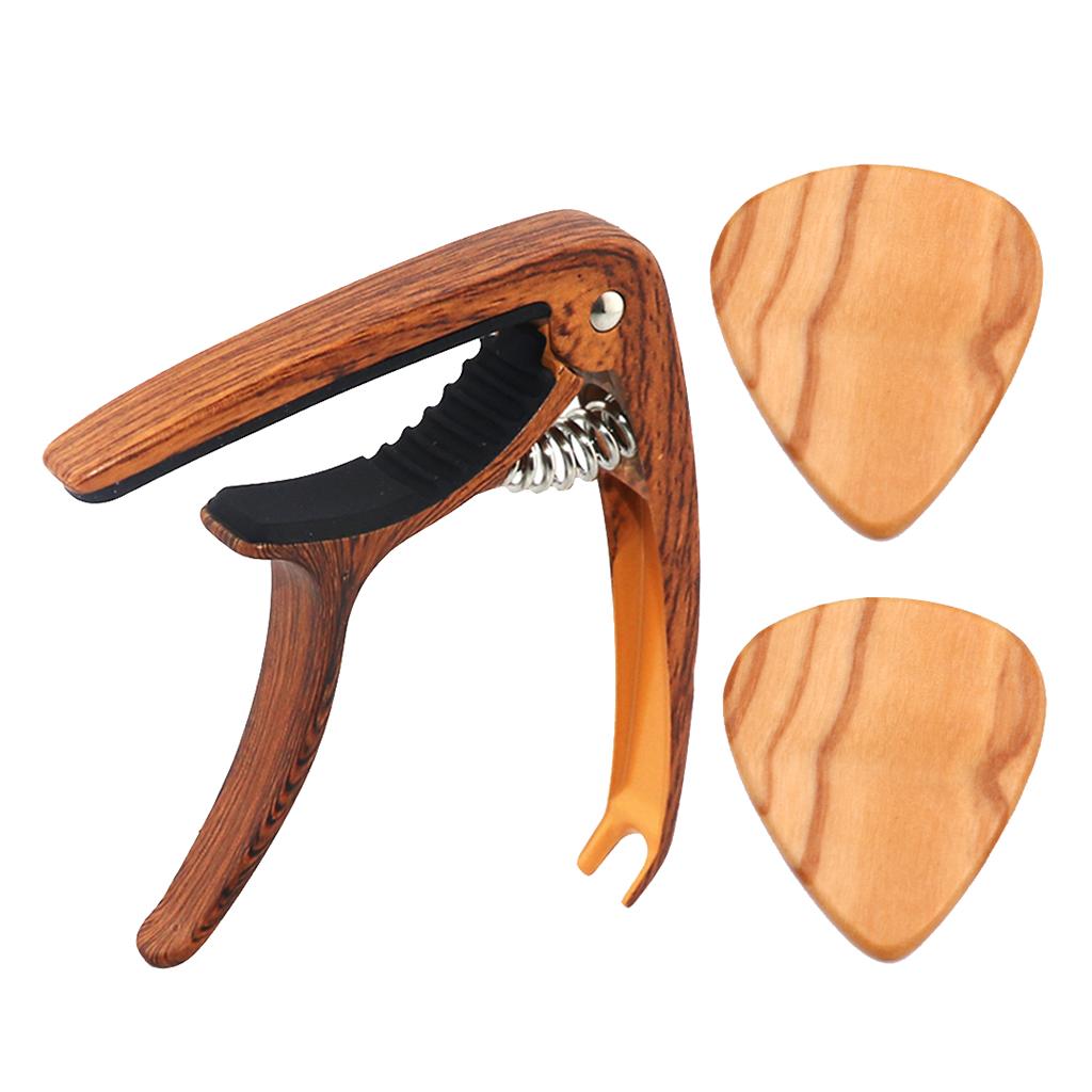 Guitar Capo Chỉnh Kẹp Ngón Tay Phím cho Guitar Cổ Điển Bass Ukulele