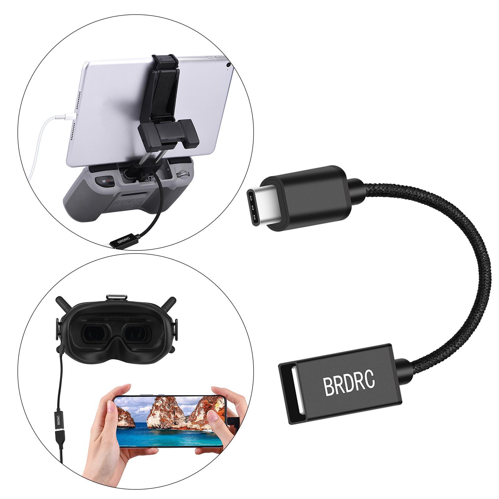 USB C OTG Adapter, USB Type C to OTG Cable USB Adapter, Flying Glasses, Mobile Phones, Tablets