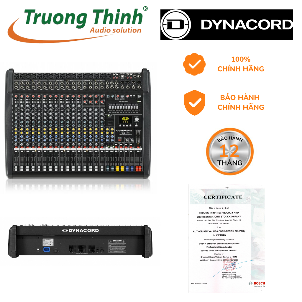 Bộ trộn tín hiệu Dynacord CMS1600-3 - Mixer Dynacord CMS1600-3 - Hàng chính hãng