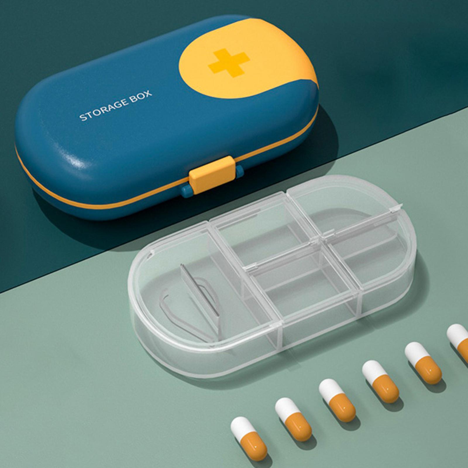 Travel Pill Organizer Moisture Proof Holder for Purse Travel Purse Pocket