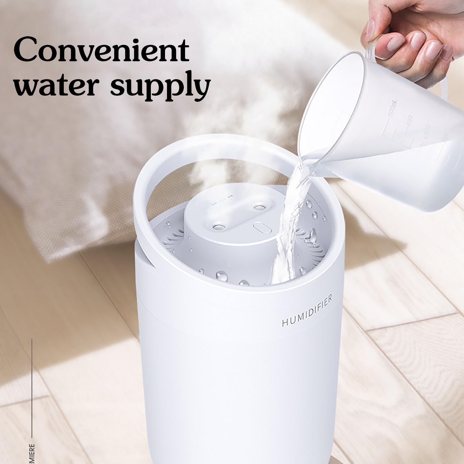 3l Công Suất Lớn Đôi Xịt Phun Sương Tạo Độ Ẩm Văn Phòng Nhà Máy Tính Để Bàn Máy Phun Sương Tạo Độ Ẩm Usb Im Lặng Không Khí Thơm Khuếch Tán Tinh Dầu Khuếch Tán #4