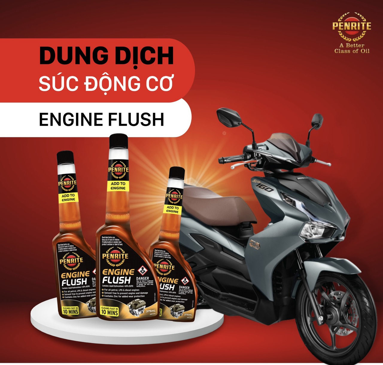 Phụ gia súc động cơ PENRITE Engine Flush 20 Lít