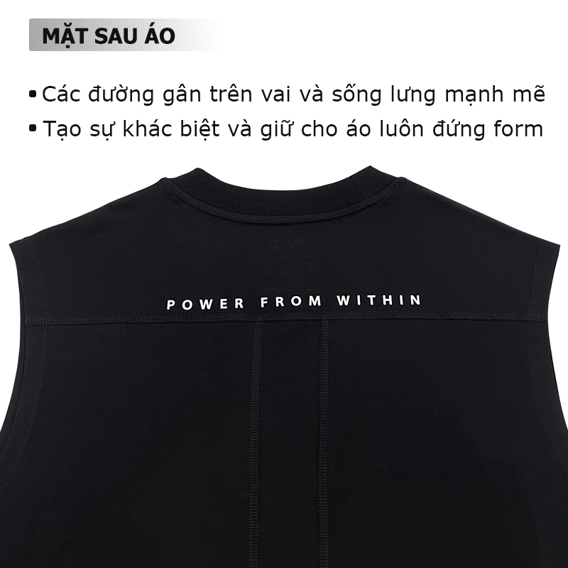 Áo Tanktop Glofit G-Pro Cotton 2 Chiều Co Giãn, Thể Thao, Thời Trang, Thoáng Mát, Thấm Hút Tốt