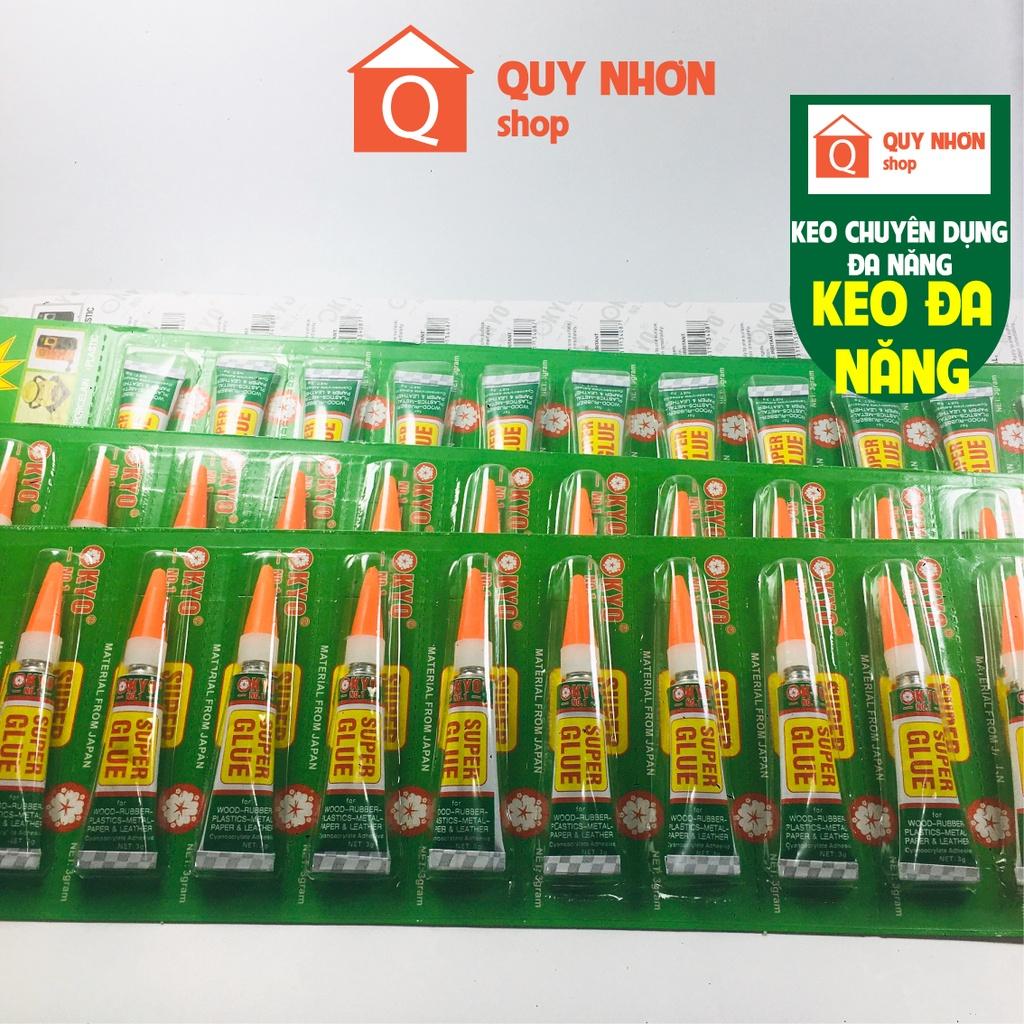 Keo 502 3g loại đặc biệt đa năng dán trên nhiều chất liệu gỗ, gốm sứ, cao su, da, nhựa, sắt thép