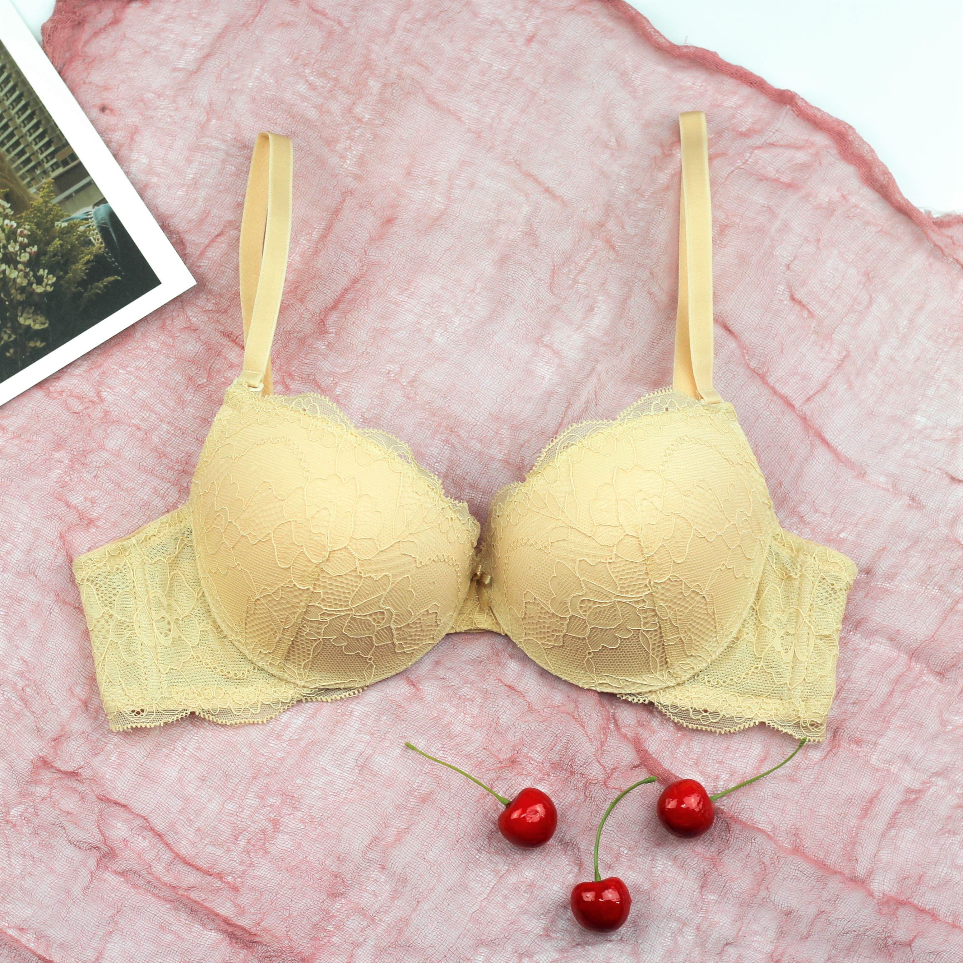 Áo Lót Nữ Ren Mút Vừa Nâng Ngực Bra Tuberose