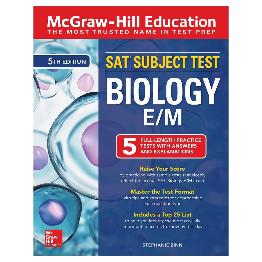 Mcgraw-Hill Education Sat Subject Test Biology, Fifth Edition