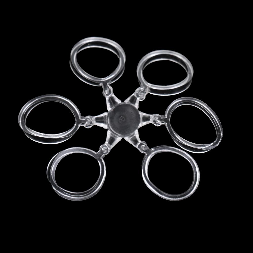 10pcs Clear Carp Coarse Fishing Pellet Boilies Bait Bands Terminal Tackle L