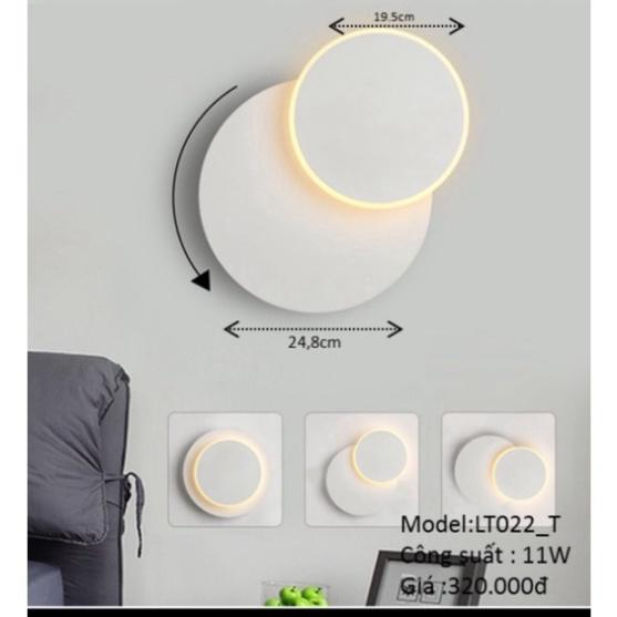 Đèn tường tròn xoay 360 độ DT HQ