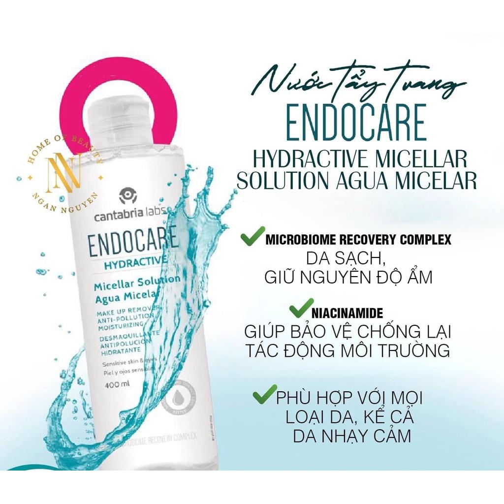 Nước tẩy trang Làm Sạch Sâu Endocare Hydractive Micellar Solution Aqua Micelar 100ml - Hee's Beauty