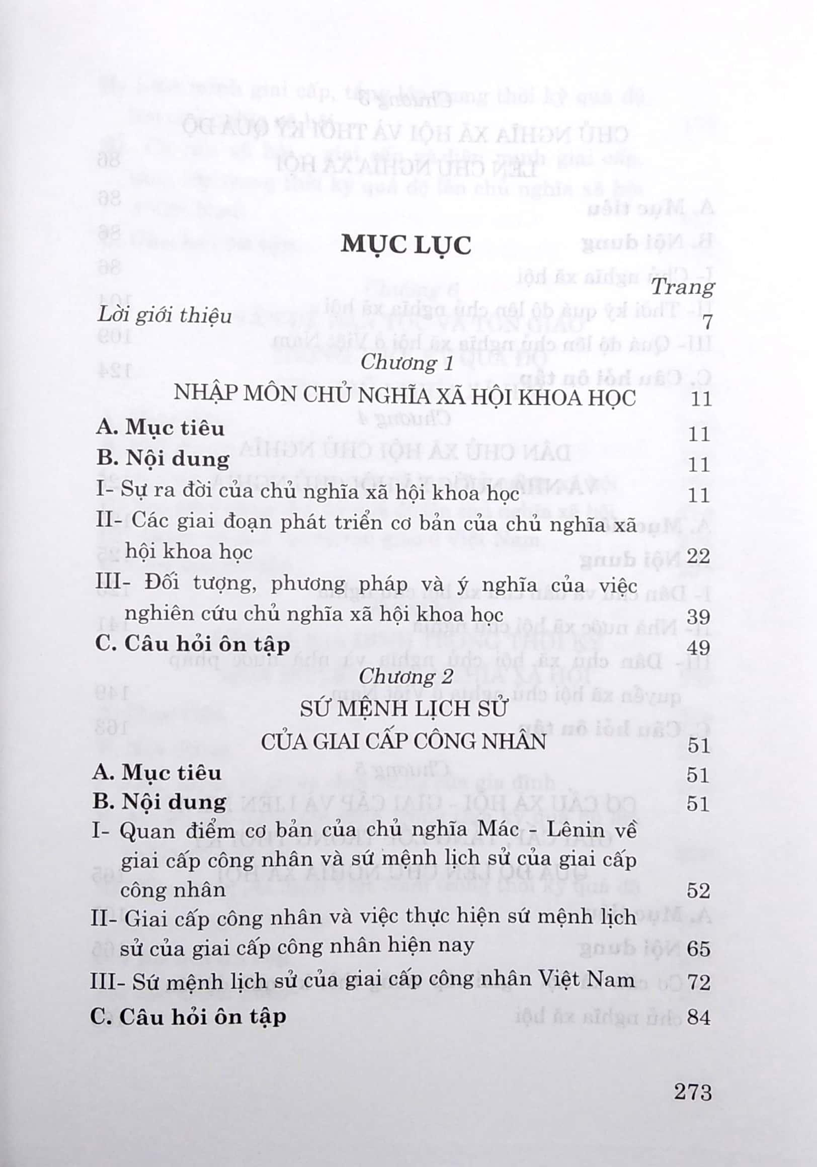 Giáo Trình Chủ Nghĩa Xã Hội Khoa Học (Dành Cho Bậc Đại Học Hệ Không Chuyên Lý Luận Chính Trị)