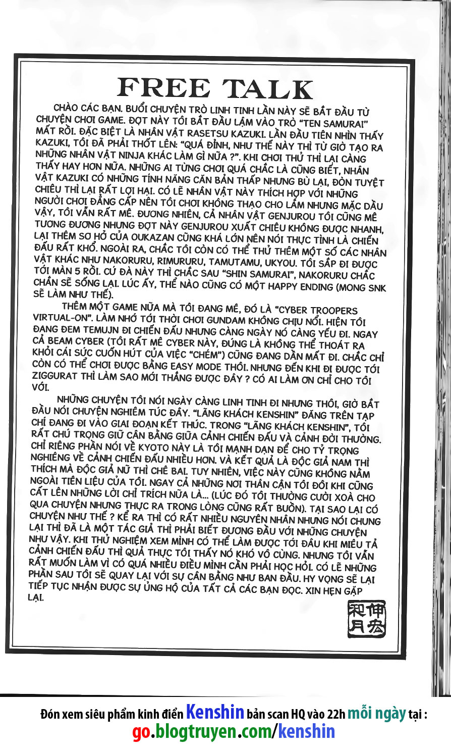 lãng khách kenshin bản nét (2019) chapter 119 20