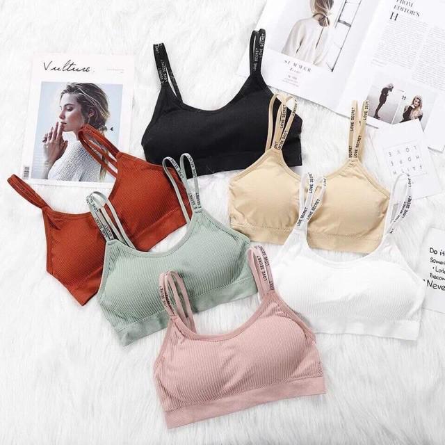 Áo Lót Bra Dây chữ Love nâng ngực hàng bán shop xịn xò