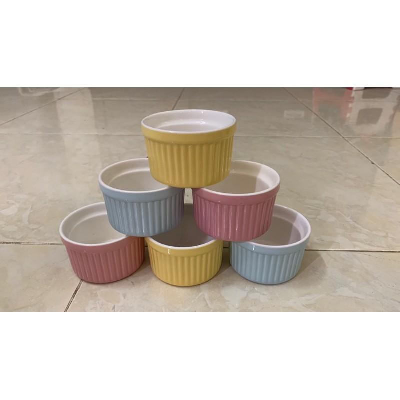 Cốc sứ ramekin 150ml /khuôn sứ bánh flan 9cm / hũ sứ caramen size to