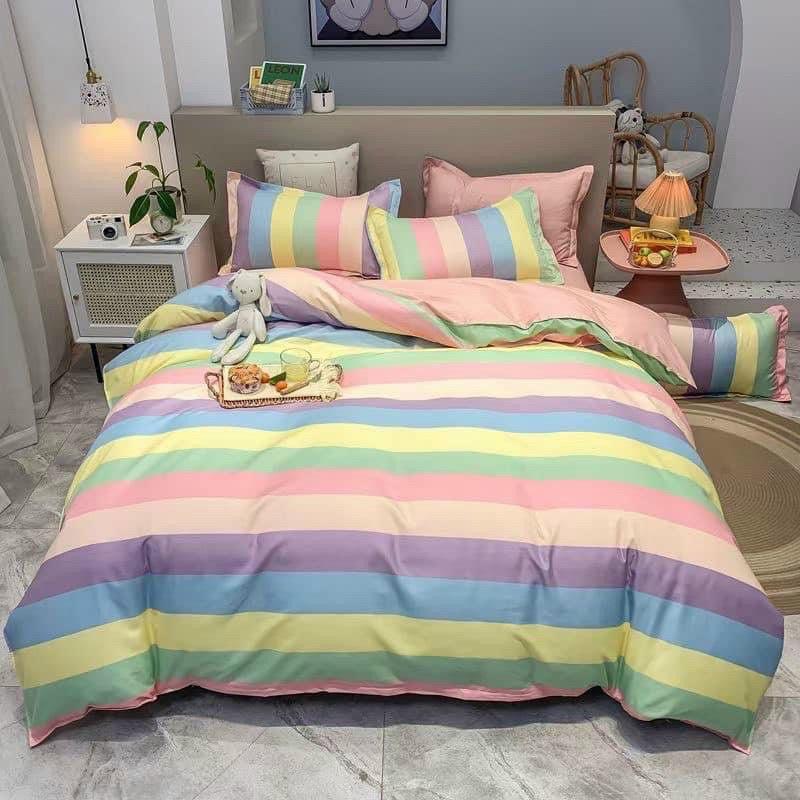 Bộ 5 Món Vỏ Chăn Ga Gối Coton poly cao cấp