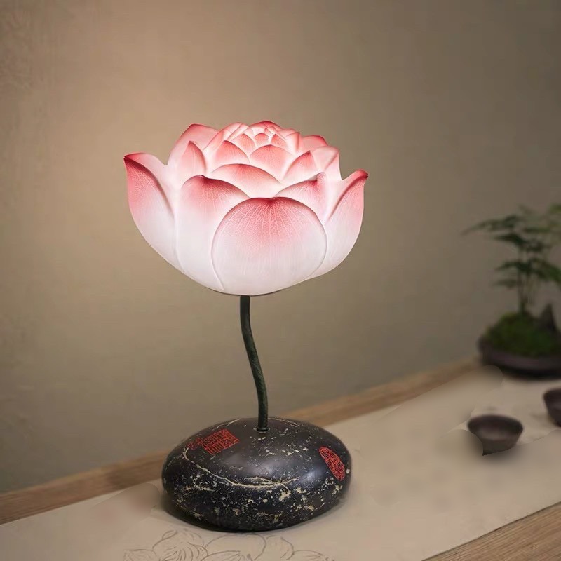 Đèn hoa sen phong cách hiện đại