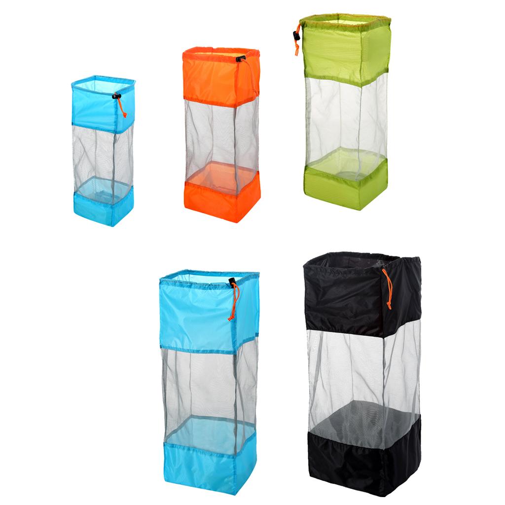 Drawstring Stuff Mesh Sack Storage Bag for Travel Camping Hiking