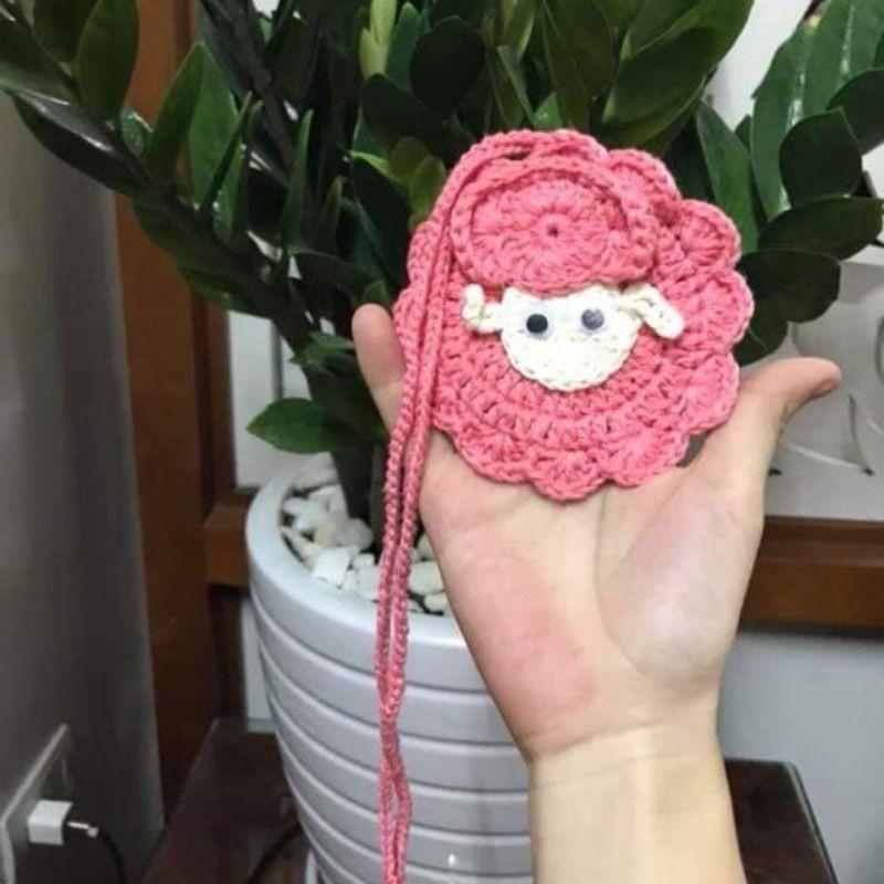 TÚI ĐỰNG TỎI CHO BÉ HÌNH CHÚ CỪU VUI VẺ