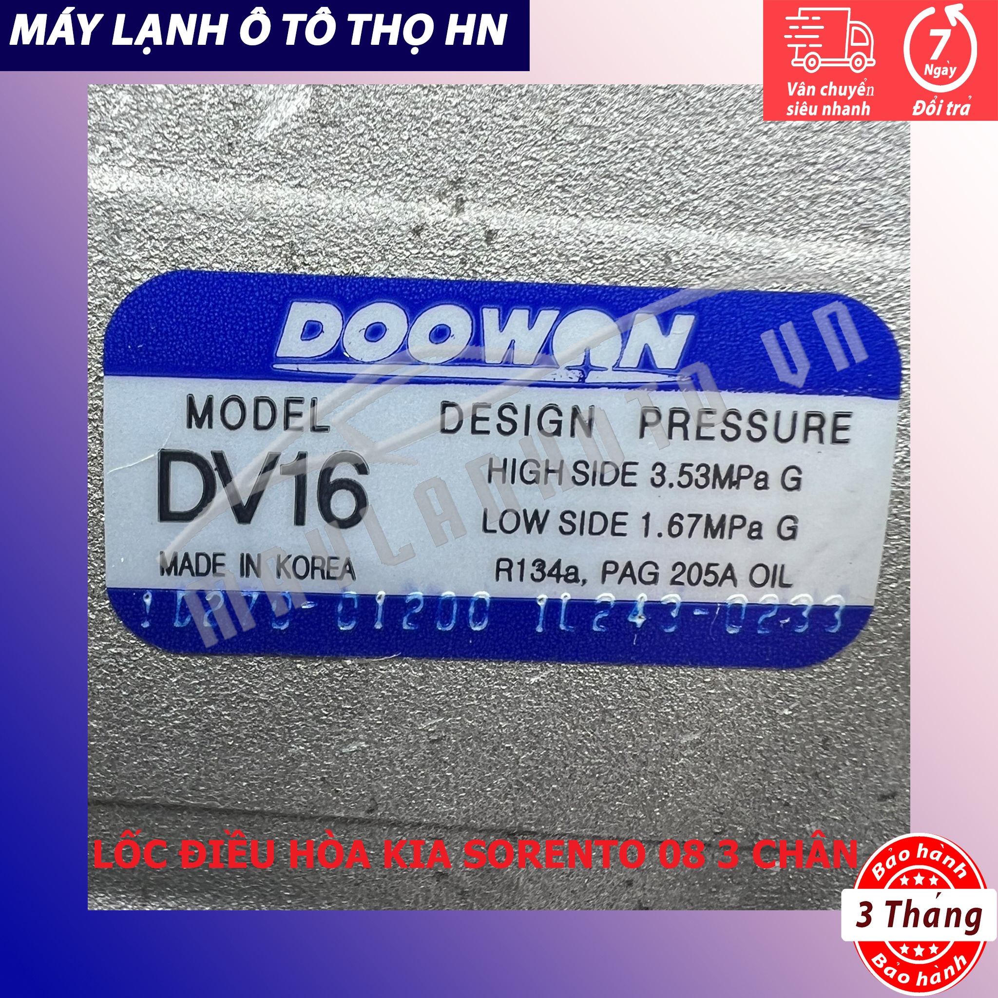 Lốc điều hòa Kia Sorento 2008 2009 2010 Hàng xịn Hàn Quốc 08 09 10 97701-2P160