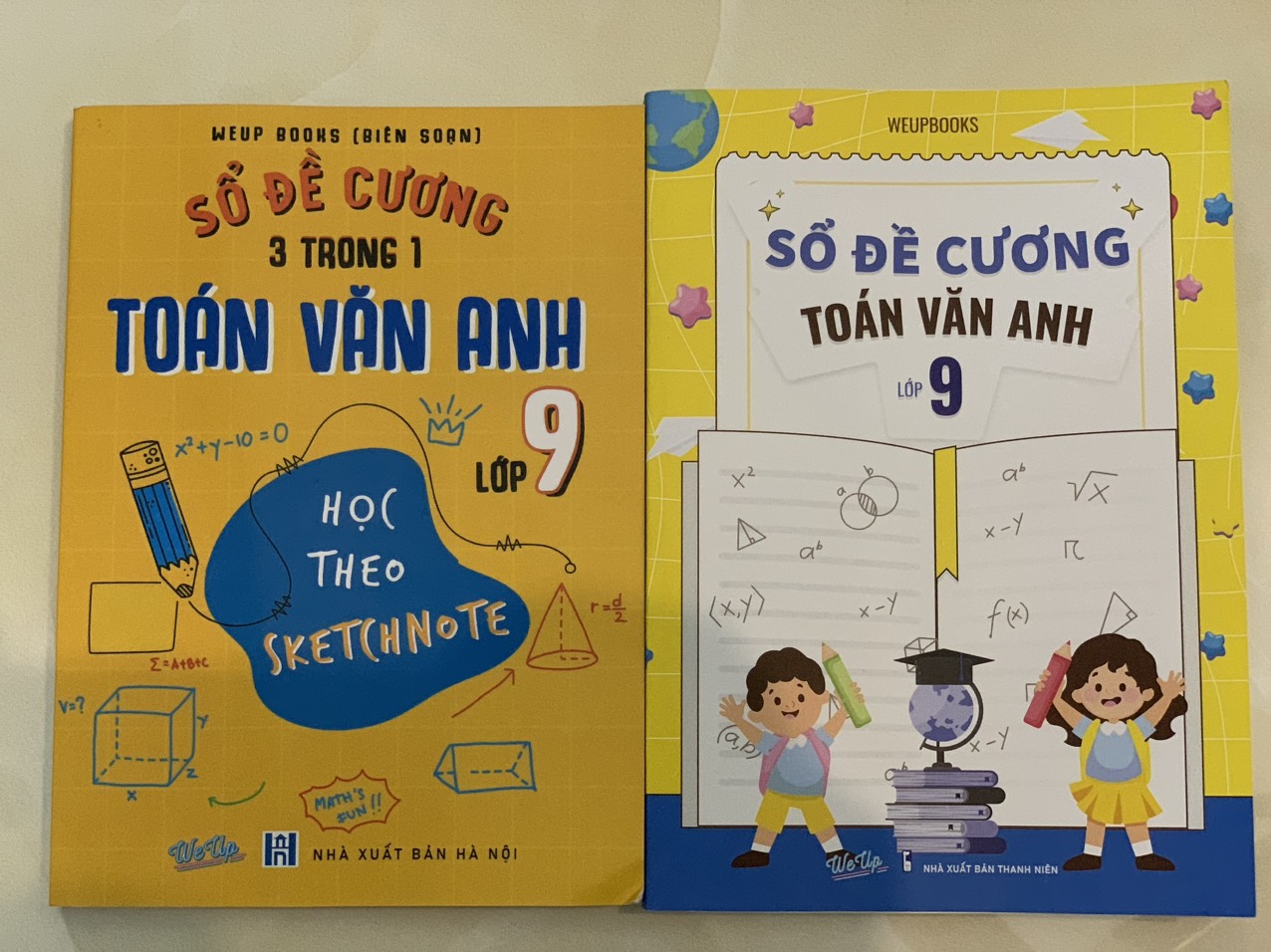 Sách - Combo Sổ Đề Cương Toán Văn Anh 9 & Sổ tay Kiến Thức Và Bài Tập Lý Hóa 9