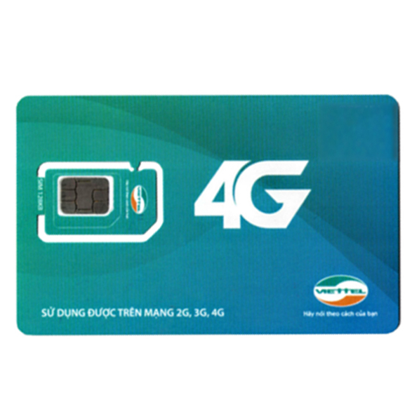 Sim 4G Viettel D500 4GB/tháng Trọn Gói 12 Tháng - Chính hãng