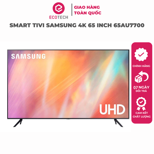 SMART TIVI SAMSUNG 4K 65 INCH 65AU7700 - Hàng Chính Hãng