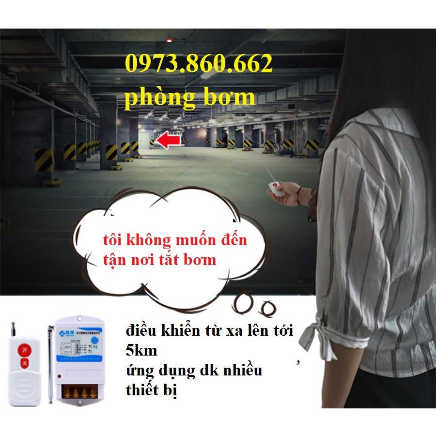 Công tắc điều khiển từ xa cho máy bơm nước 500 mét - 1000 mét cho máy bơm