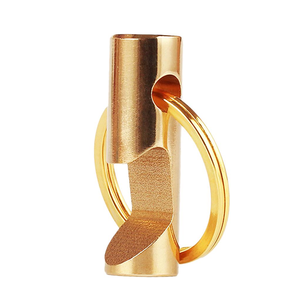 Brass Gold Bottle Opener, with Key Ring, Split Chain Key Holder Smooth Edge
