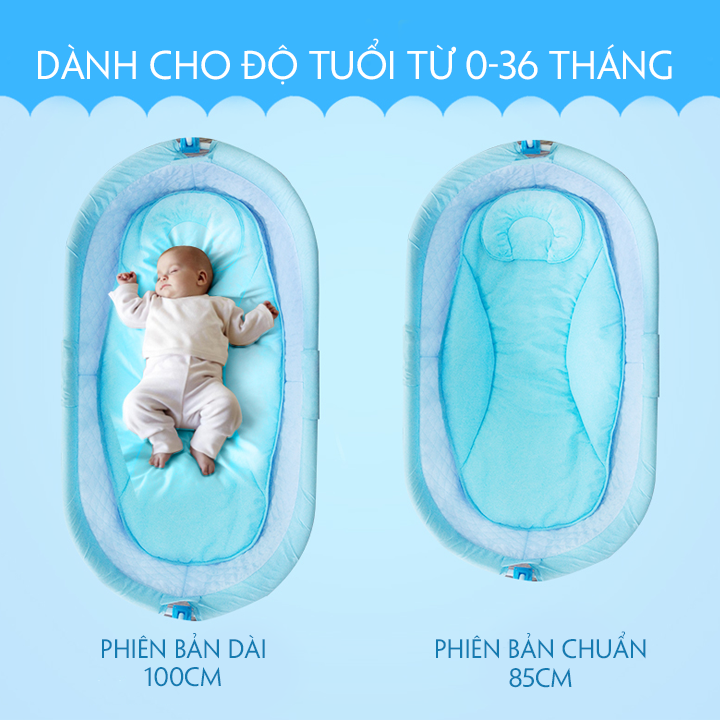 Nôi điện tự động KAWAII HOME, Nôi ru ngủ thông minh cho bé - Bảo hành 12 tháng (TẶNG KÈM: Màn, Gối, Đệm)