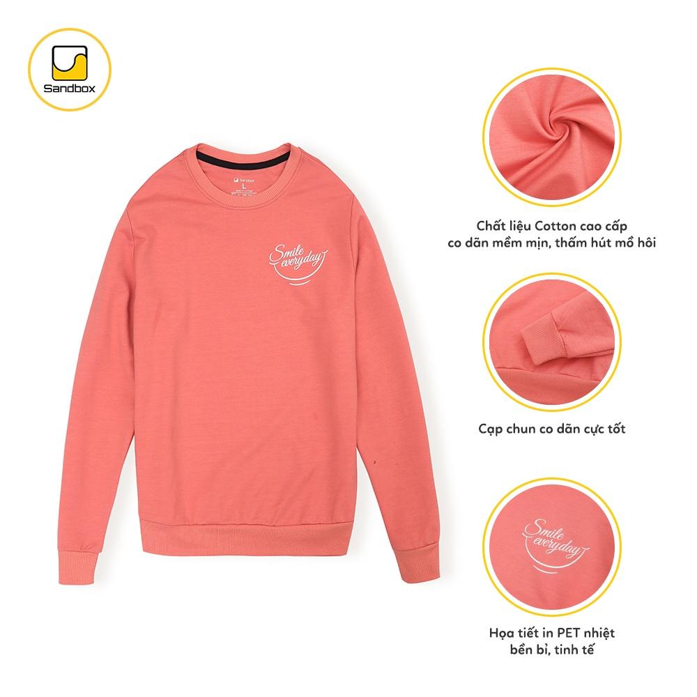 Áo Sweater Nữ SANDBOX Chất liệu Cotton Cao cấp, Mềm mịn, Không Bai xù, Co giãn thoải mái (ANI21001)