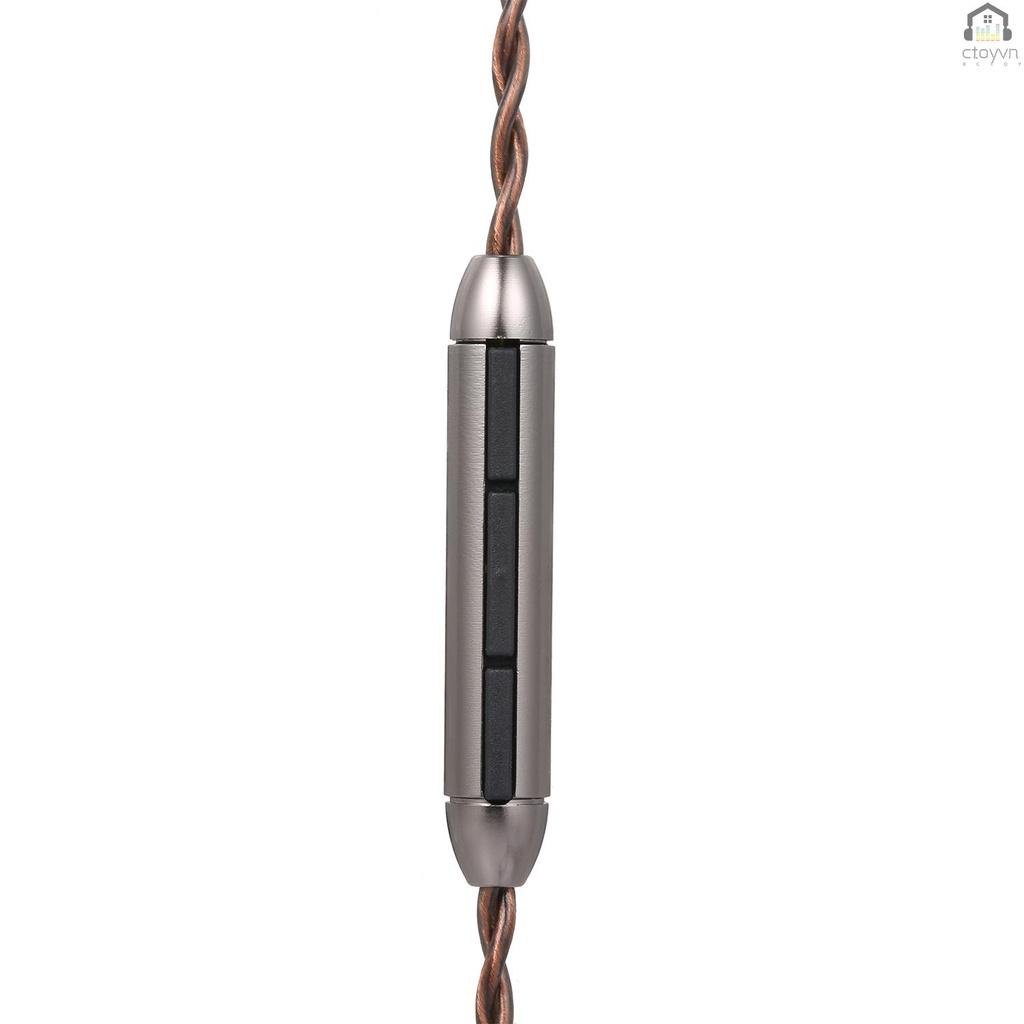 Cáp nối tai nghe có thể tháo rời jack 3.5mm tương thích với Shure SE215/SE315/SE425/SE535/SE846