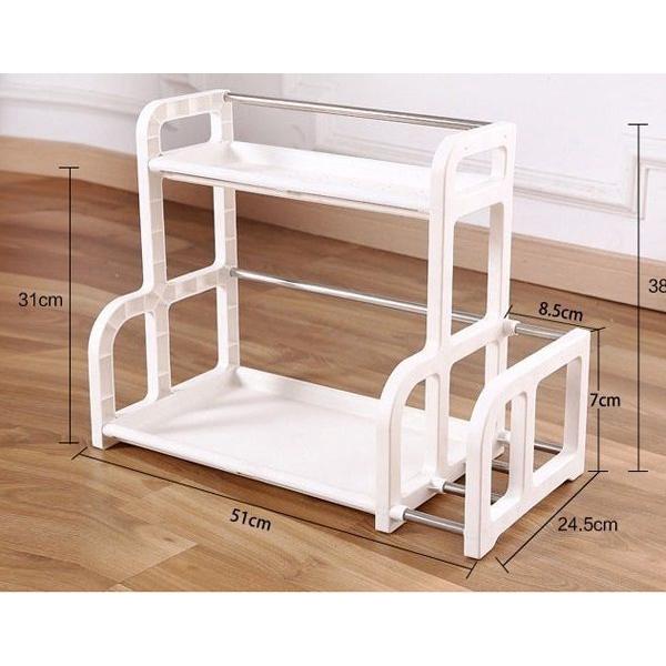 Kệ Gia Vị Kèm khay để thớt