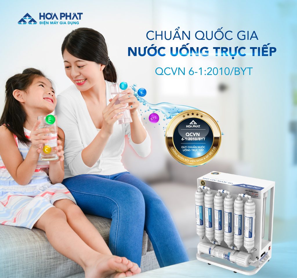 Máy lọc nước RO để gầm Hòa Phát HPU466 - Bảo hành 36 tháng - Hàng chính hãng